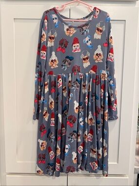 Posh Peanut  Dog Print dress
